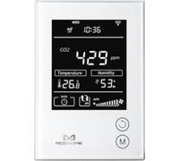 Sensor de CO2 blanco con tecnología Z-Wave Plus y monitorización de compuestos orgánicos volátiles (COV) y temperatura