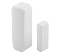 Sensor de contacto para ventana de puerta zigbee de ABS blanco, para detector de seguridad remoto con desactivación de brazo para control de voz Alexa y función de alarma fuera de línea (blanco)