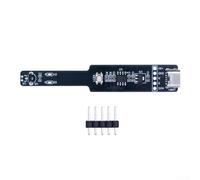Sensor de efecto Hall Pen para detección de polo magnético N S Probador de polaridad con indicador LED 3.3V-40V Entrada Negro Herramienta ABS