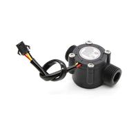 Sensor De Flujo Agua 1/2 Pulgada, Medidor Alta Precisión E Interruptor For Calentador Y Dispensador, Construcción duradera(Nero)