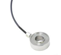 Sensor de fuerza de anillo hueco, capacidad de 100 kg, célula de carga para detección de ajuste a presión, sensor de tensión compacto de acero inoxidable con baja fluencia, resistencia de 350 ohmios