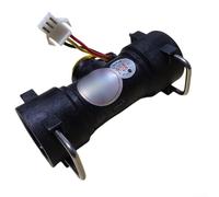 Sensor de interruptor de flujo de agua JR-A568-5B para calentadores de agua eléctricos instantáneos, medidor de flujo en línea de efecto Hall, rosca de 1 pulgada CC 5-24 V