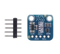 Sensor de luz ambiental VEML7700, DC 3,3 V módulo sensores de luces, rango de medición de la luz 0~120 K Lux resolución 0,0036 Lx/ct con pin macho XH2.54-5P