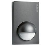 Sensor de movimiento IS 180-2 (Alcance sensor: 12 m, Antracita, Ángulo de detección sensor: 180 °, L x An x Al: 56 x 76 x 120 mm)