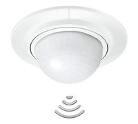 Steinel Sensor de movimiento empotrable IS 360-1 360° 4 m 1000 W Blanco compatible LED