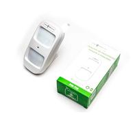 Sensor de Movimiento PIR Inalámbrico Inmune a Mascotas y a Inhibidores de frecuencia | Detector de Infrarrojos Area de detección: 8m/110° para Usar con Sistema de Alarma THI