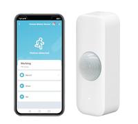 Sensor de movimiento Smart, WiFi sensor de movimiento PIR infrarrojo para sistema de alarma, detector de sensor de contacto con monitor remoto de la app, notificación de alerta, compatible Alexa. 1PCS