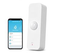 Sensor de Movimiento WiFi, Detector de Movimiento Inteligente inalámbrico Tuya PIR para Seguridad en el hogar, con aplicación de monitoreo Remoto, Comando de Voz Compatible con Alexa (1 Pack)