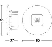 SENSOR DE PRESENCIA STEINEL IR MICRO OFFICE DALI2-APC, modelo DALI2-APC UP, referencia 067151
