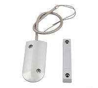 Sensor de puerta de garaje de metal, 40 mm de distancia, plata robusta(B) | NO , conexión de 2 cables, compatibilidad universal, fácil instalación, flexible de usar