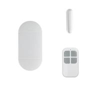 Sensor de puerta de ventana - de alerta antirrobo inalámbrico | Kit detector de protección de entrada en el hogar, dispositivo de seguridad de monitoreo remoto para garaje, dormitorio