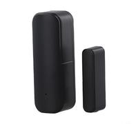 Sensor de Puerta y Ventana para zigbee para Alarma para inteligente - Notificaciones en Tiempo Real y Control por Voz con para alexa - para aqara Hub - Abertura 22mm para Hogar Seguro(Black)