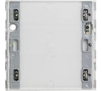 Sensor de pulsación KNX-Tastsensor 3 Komfort, de un solo pulsador, sistema 55, con sensor de temperatura y LEDs indicadores de estado, 1 unidad.