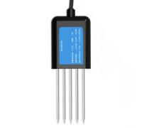 Sensor de suelo USB para medir temperatura, humedad, pH, conductividad y nutrientes NPK con sonda de acero inoxidable y sellado de resina epoxi ignífuga impermeable IP68 (B)
