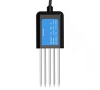Sensor de suelo USB Temperatura Humedad pH NPK Monitor IP68 Sonda de acero inoxidable resistente al agua Retardante de llama Almacenamiento de datos Plug and Play para jardinería agrícola (B)
