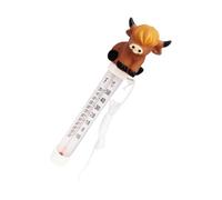Sensor de temperatura de la piscina - Termometro de agua flotante de | Cow Shaped Pool Water Temperature Sensor for Home Outdoor Backyard Pool Pond Cold Plunge Acuario