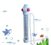 Sensor de temperatura de piscina flotante, preciso y fácil de | Medidor de temperatura fácil de leer, adecuado para spa, estanque y acuario, interior y exterior, jardín, hogar, hotel, etc