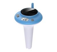 Sensor de temperatura digital para piscina Pantalla LCD con energía solar | Termómetro de bañera de hidromasaje de fácil lectura para bañera de hidromasaje, cuenca, spa, inmersión en frío, acuario