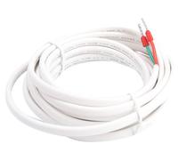Sensor de temperatura para suelo radiante, con cable de 3 metros, color blanco
