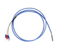 Sensor de temperatura PT100 sonda de acero inoxidable de acero inoxidable Cable PTFE PTFE Sensor de temperatura 1 m Sensor de temperatura sonda
