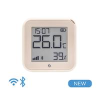 Sensor de temperatura y humedad Shelly H&T Gen. 3 - Sensor de temperatura y humedad con Wi-Fi y Bluetooth - en color «Ivory»