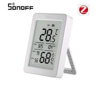 Sensor de Temperatura y Humedad Zigbee SONOFF SNZB-02DR2 con Pantalla LCD de 3.6 Pulgadas, Monitoreo por Aplicación, Temperatura Máxima y Mínima de 24H SNZB-02DR2 2 Pack