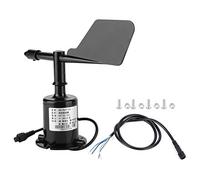 Sensor de velocidad de viento de Sunicon, 4-20 mA 8 direcciones de indicación del sensor de velocidad de viento de policarbonato Herramienta de medición de anemómetro para