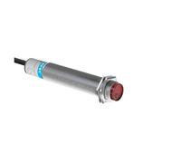 Sensor fotoeléctrico de reflexión difusa serie M12, 10-30 V, punto visible, 2 mm de distancia de detección, 15 cm ajustable(PNP NC)