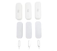 Sensor Temperatura Humedad WiFi para tuya 3 Piezas Interior Sensor | WiFi 2.4G, control remoto vía App para tuya, automatización para inteligente, pack de 3 sensores, compacto