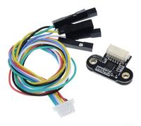 Sensor TOF compacto 100-1800mm Rango Cuerpo ABS negro | Rango de 100-1800 mm, respuesta <30 ms, tiempo real para detección de proximidad, soporte UART/I2C, carcasa ABS negra