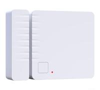 Sensor WiFi Puerta Ventana para inteligente con Notificación App, Alarma Magnética Inalámbrica para Hogar y Oficina, Timbre 2 en 1, para batería Larga Duración, ABS 5.7x5.7cm(English)