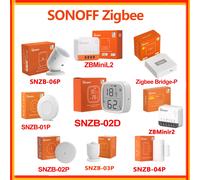Sensores SONOFF Zigbee SNZB-02D SNZB-01P SNZB-02P SNZB-03P Sensor de movimiento SNZB-04P SNZB-05P SNZB-06P Sensor de presencia humana Zigbee