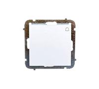 Sentia 10A botón fuerte "timbre" blanco 1414-10 elektro-plast nasielsk 5906868430506