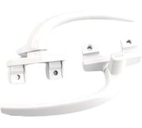 Separación 35mm Manija Giratoria Aluminio Cerradura Ventana Corredera(Bianco)