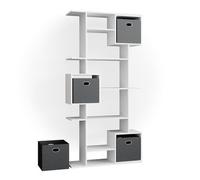 Separador De Ambientes Cube 92 X 187.7 Cm Con 2 Cajas Plegables Vicco