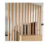 Separador de ambientes de pared de suelo a techo, Separadores de ambientes con listones metálicos Particiones pared piso a techo Tamaños múltiples Paquetes(4 Root,185cm/72.8in/6.06ft)