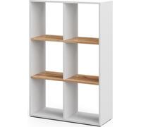 Separador de ambientes Vicco Karree Roble blanco/dorado 72 x 107.8 cm, Model 56306