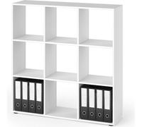Separador de ambientes Vicco Nove Blanco 104 x 108 cm con 2 cajas plegables, Model 37942