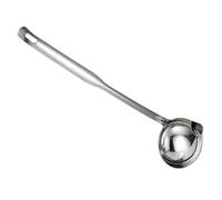 Separador Grasa Acero Cuchara separadora de aceite cocina, cuchara filtrante, cucharón separador acero inoxidable, espumadera, coladora for sopas y guisos