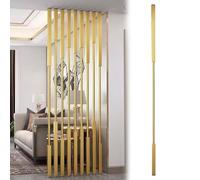 Separadores de habitación ajustables de suelo a techo, particiones de listones de metal sin taladrar para separación de entrada, juego de 5 piezas (280 cm/110 pulgadas/2,8 m) - Elegante decoración