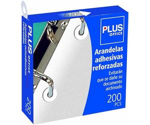 Separadores marca Plus Office modelo ARANDELAS AUTOADHESIVA REFORZAD.200UD