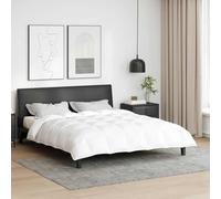 sephironlbb Edredón de invierno blanco, 240 x 220 cm, plumas, relleno de plumas, algodón transpirable, para dormitorio, habitación de invitados, cama de matrimonio, acogedor, cálido y ligero