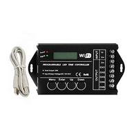 Seprendi DC 12V 24V WiFi RGB Tiempo Programable LED Controlador TC421 5 Canales 20A Ánodo Común Regulador Programable