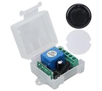 Septpenta Interruptor de Control Remoto de 12 V CC, Relé de Un Solo Canal, 3 Modos de Funcionamiento, Soporta Corriente de 10 A, Frecuencia de Radio de 433 Hz