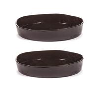 Serax 2 Platos hondos La Mère Ø20 cm Dark brown