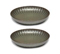 Serax 2 Platos Inku high M Ø21 cm Green