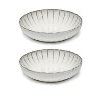 Serax 2 Platos Inku high XS Ø16 cm White