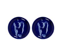 Serax 2 Platos Ottolenghi Feast S Ø19 cm Dark blue-pepper white