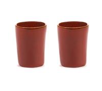 Serax 2 Tazas de espresso La Mère 7 cl Venetian red