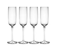 Serax 4 Copas de champán alargadas Passe-Partout 15 cl transparente